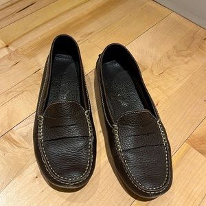 Tods leather loafers
